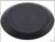 4" 4.0 inch Flush Mount Black Plastic Body and Sheet Metal Hole Plug Qty 1