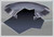 4" 4.0 inch Flush Mount Black Plastic Body and Sheet Metal Hole Plug Qty 1
