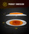 Partsam 10pcs 6.5" LED Marker Lights, Oval Amber 16LED Side Marker Clearance Lights [DOT Approved] with Chrome Bezel Replacement for Truck Peterbilt Kenworth Freightliner