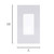 GE Slimline CoverLite LED Night Light, Plug-in, Dusk to Dawn