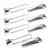 Sizver Chrome Door Handle Covers For RAM 1500 2500 3500 CREW cab