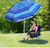 AMMSUN 6.5ft Portable Patio Beach Umbrella for Sand with Tilt, Air Vent