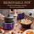 Maxi-Matic MST-275XP Electric Oval Slow Cooker, 2 Qt, Purple