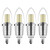 BOGAO E12 LED Candelabra Bulb, 12W Daylight White 6000K LED Candle Bulbs, 80-100 Watt Light Bulbs Equivalent, E12 Candelabra Base,1200 Lumens LED Lights,Torpedo Shape (4 Pack)