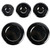 5 Pcs W10832694 Gas Stove Burner Cap, Compatible with Whirlpool Ranges