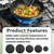 5 Pcs W10832694 Gas Stove Burner Cap, Compatible with Whirlpool Ranges