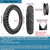 Bicycle Solid Tire 14x2.125, Rubber Airless Honeycomb Tires, 14 Inch Puncture Proof Tire for Electric Bike