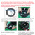 Bicycle Solid Tire 14x2.125, Rubber Airless Honeycomb Tires, 14 Inch Puncture Proof Tire for Electric Bike