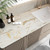 EaseStick Beige Marble Peel and Stick Wallpaper Matte Cream and Gold Contact Paper Waterproof Marble Vinyl Wrap for Countertops Table Cover 24"x472" Wide Removable Granite Wallpaper Beige Wall Paper