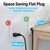 12AWG 1FT Outdoor Extension Cord 15A to 20A Power Adapter Waterproof Cable