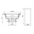 Kitchen Sink Drain Assembly, Basket Strainer with Knob, 3-1/2 Inch Sink Drain Stopper Plug, Threaded Plastic Sink Strainer Tailpiece 1-1/2 in