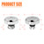 Front Axle Nut Covers Caps for 2024-2026 Harley Street Glide Road Glide