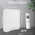 Meliya USB C Rechargeable Motion Sensor Ceiling Light 550LM with Remote, 3000K 4000K 6000K Magnetic Wireless LED Ceiling Light Battery Powered for Shower Stairs Hallway Porch Pantry Garage Patio Shed