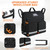 Wheelchair Bags to Hang on Back,Wheelchair Backpack Bag,Wheelchair Accessories Pouch Storage Bag with Thermal Insulation Pocket for Adults & Senior,Bags Only(14 x 6 x 14.5 inch)