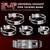 5PCS Exhaust Pipe Tacking Band, 304 Stainless Steel Exhaust Pipe Tacking Band for Tig Welding Fabrication, Welding Tacking Band Clamp for Automotive Exhaust Fabrication (Including 2" 2.5" 3" 3.5" 4")