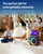 VERKB Karaoke Machine, 3 Wireless Rechargeable Microphones, 200W Speaker