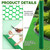 Wesnoy Grass Protection Mesh 3' x 32.8' Roll (206.64sf) Reinforcement for Grass Parking Driveways, Turf Protection Lawn or Park Turf Reinforcement