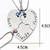 Hiiooweiyi Best Friends Forever and Ever Necklaces for 3, Heart Puzzle Matching Alloy Crystal Pendant Necklaces, Friendship Jewelry for Best Friends, Sisters, Cute Dainty Pendant Necklace for Birthday