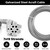 5/16" Steel Cable Kit, PIUM 100Ft 7x19 Strand Aircraft Cable with Loops, Heavy Duty Wire Rope 9800lbs Breaking Strength with Clamps and Thimbles for Zipline, Boat Lift, Outdoor Use