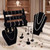 Geelin 19 Pcs Velvet Jewelry Display Holder Set Classic