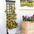 CISDUEO 2 Pcs Artificial Vines for Outdoors Silk Morning Glory Garland 11.5 Ft Hanging Flowers Plants Yellow and White Fake Petunias Vines for Indoor Home Decor Wall Fence Mantle Stairway Mailbox