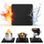 FLASLD Heavy-Duty Under Grill Mat 42inch Square Fire Pit Mat,3 Layers Fireproof Waterproof Grill Pads Protect for Deck,Patio,Outdoor Charcoal,Smokers,Wood Floor,Indoor Black Fireplace Reusable