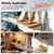 Boat Fold-Up Footrest,Wall Mounted Teak Footrest