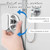 YuGtcen 4PCS Suction Cup Handle, Shower Glass Door Suction Cup Pull, No Drilling Removable Knob for Sliding Door Cabinet Drawer Toilet Seat Cover (Silver)