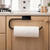 Qflushor Over the Door Paper Towel Holder for Kitchen Cabinet, No Drill