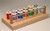 Waxaya Small Wooden 12 Spool Thread Stand Organizer with Thread End Fixing, for All Home Embroidery Machines Embroidery Thread Sewing Thread DIY