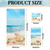 Moukeren Set of 3 Beach Bath Towels, Decorative Sea Towels for Bathroom