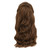 Tseses Long Brown Curly Wavy Wigs for Men Mullet Wig Natural Rocker Heat Resistant Synthetic Fiber Hair for Cosplay Funny Halloween Costume