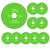 GDLIN 4-1/2" Glass Cutting Disc for Angle Grinder, 10 Pack
