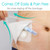 8x8 Inch Dialysis Catheter Shower Cover | Waterproof Shower Shileds for Chest Chemo Port Covers for Showering G/J Peg Feeding Tube Wound Bandage | Without Glue in The Center (Pack of 10)