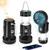 4 Pack 2026 Upgrade Solar Portable Lantern Rechargeable Fan - Collapsible Lightweight LED Camping Lantern for Power Outages Flashlight Survival Kits for Outdoor Tent