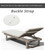 Maphissus 2 Pack 77x24 inch Lounge Chair Cushions for Outdoor Furniture