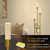 Stepeak Modern Gold Floor Lamps for Living Room, Bubble Crystal Floor Lamp with Shelves, Built-in LED Lights, Brass Standing Lamps with Foot Switch, Corner Tall Floor Lamp for Bedroom, House Decor