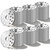 1000 Pcs Plaster Washers, Metal Washers for Screws, Plaster Repair Rings Profile Washer Flat Washer for Foam Board Fasteners