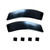 Upgraded Roof Molding, Left and Right, 2 Pieces Roof Corner Cab Moldings for 1999-2007 Ford F250 F350 F450 F550 Super Duty Extended Cab