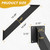 8 Pcs Pergola Brackets 4"x 4", Heavy Duty 45 Degree Angle Support Bracket for Wooden Structures Such as Gazebos, Pergolas