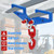 2 Pack Forklift Lifting Hook, Heavy Duty Fork Mounted Lifting Hook 6600 LBS