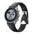 REBANDACE Strap for Omega x Swatch MoonSwatch Watch 20mm,Folding Buckle Lunar Soil Texture Band Compatible Omega Swatch Moonswatch Speedmaster,Curved No Gap Replacement Strap for Men Women (Black)