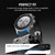 REBANDACE Strap for Omega x Swatch MoonSwatch Watch 20mm,Folding Buckle Lunar Soil Texture Band Compatible Omega Swatch Moonswatch Speedmaster,Curved No Gap Replacement Strap for Men Women (Black)