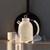 ASCOT Electric Kettle, 1.5L Stainless Steel Interior Water Boiler, Cream
