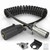 PKDOAX 7 Pin to 6 Pin Trailer Adapter, 8 Ft Coiled Cord with Socket