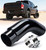 Toplamper 5 to 6 Inch Diesel Exhaust Elbow Tip, Clamp-On 5" ID Inlet for 5" OD Tailpipe, 6" Outlet, 23" Long, 135 Degree Black Steel Turndown Exhaust Pipes for Pickup Trucks