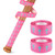Pushglossy 2 Pcs Bat Grip Tape Baseball Softball, Cross, Pink