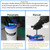 Wzyblixo Pneumatic/Manual Fluid Extractor, 1.72 Gallon (6.5L) Oil Extractor Pump with Extended Oil Suction Hose and A Brake Bleeding Hose for Automotive Fluids Vacuum Evacuation