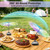 4 Pack Fly Fans for Tables, Battery Operated Table Fan Outdoor Indoor