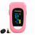 Pulse Oximeter, OLED Display Oxygen Monitor Fingertip with Case, Blood Oxygen Saturation Monitor (SpO2) with Alarm, Batteries & Lanyard (Pink)